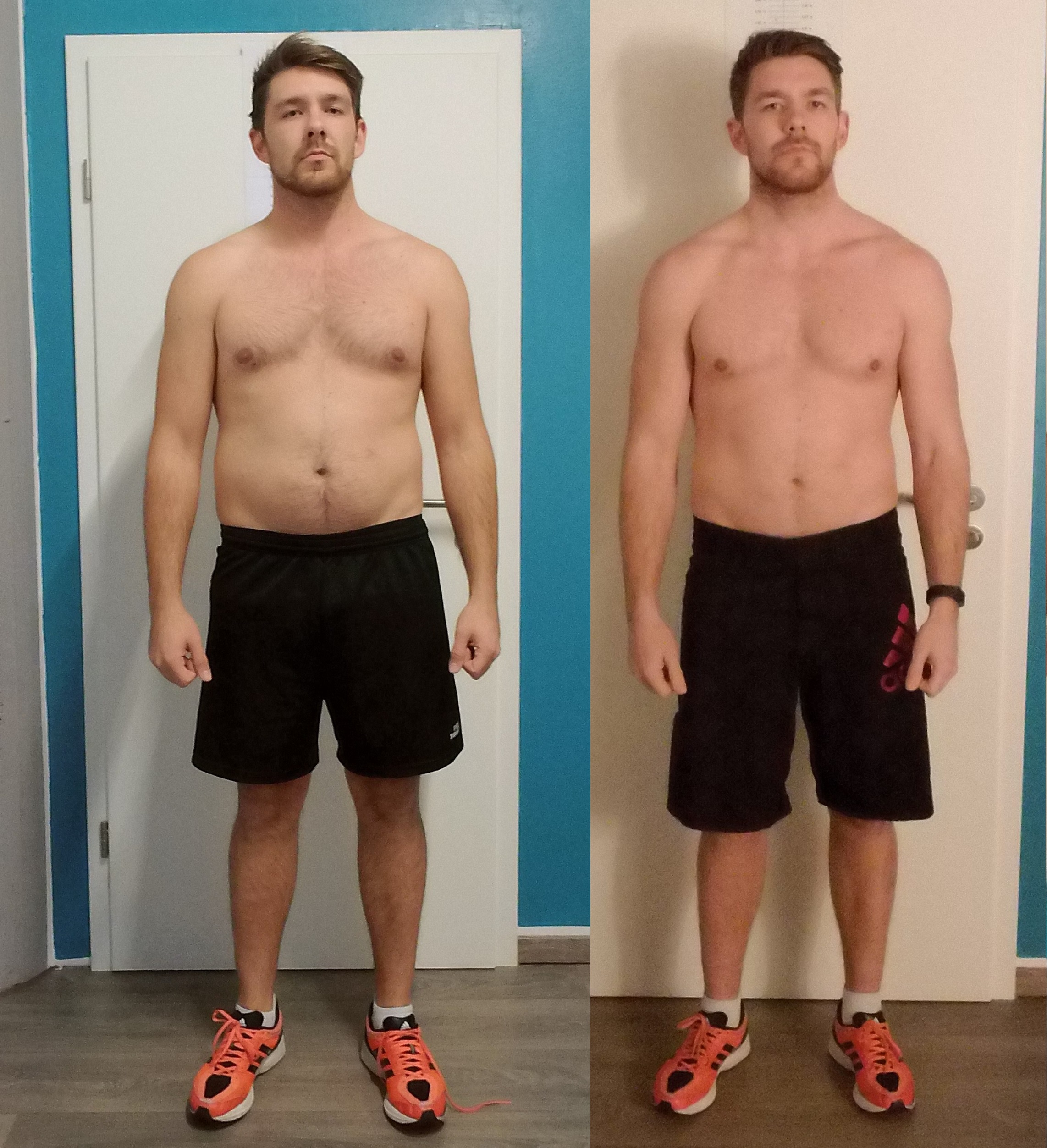 Fitness Transformation Männer