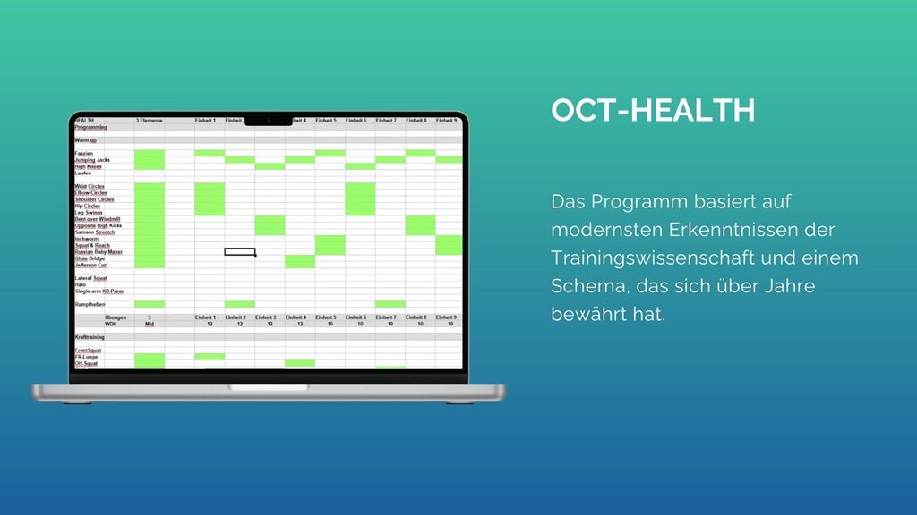 OCT-HEALTH - Gesundheitsplan Vorschau 3
