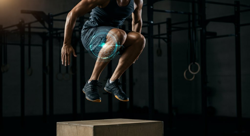 Athlet beim CrossTraining nutzt Kreatin zur schnellen Energiebereitstellung der Muskeln.
