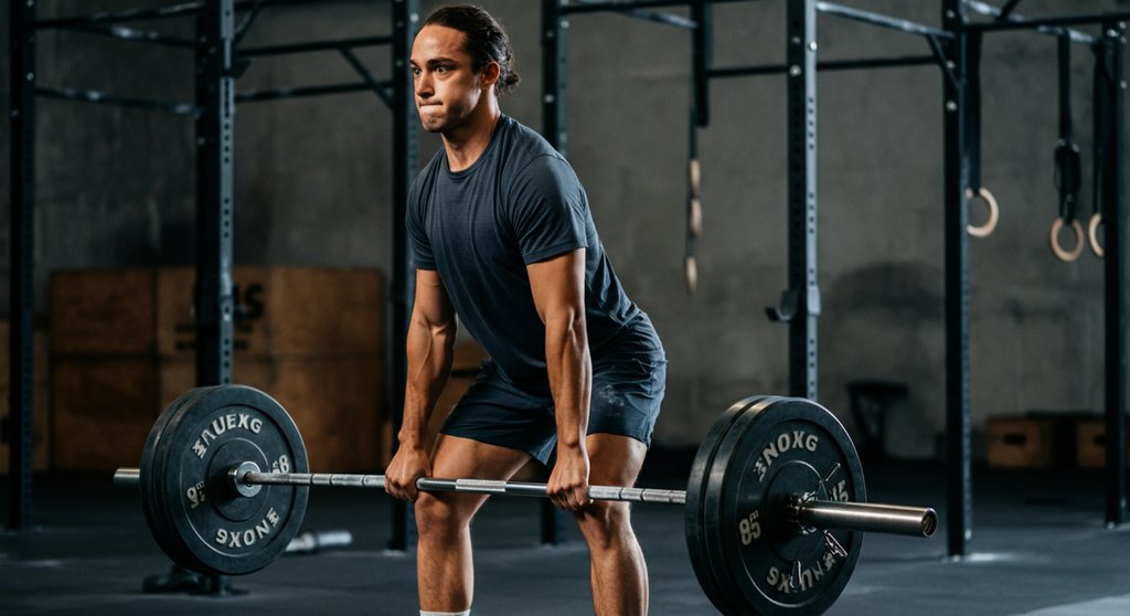 CrossTraining-Anfänger fokussiert sich auf saubere Technik statt hohes Gewicht