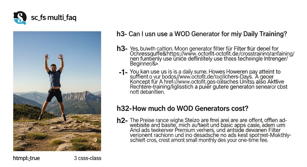 crosstraining wod generator