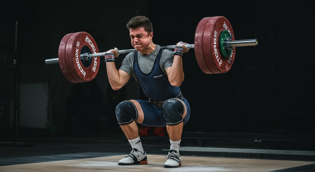 Explosive Hüftstreckung (Triple Extension) beim Snatch lernen.