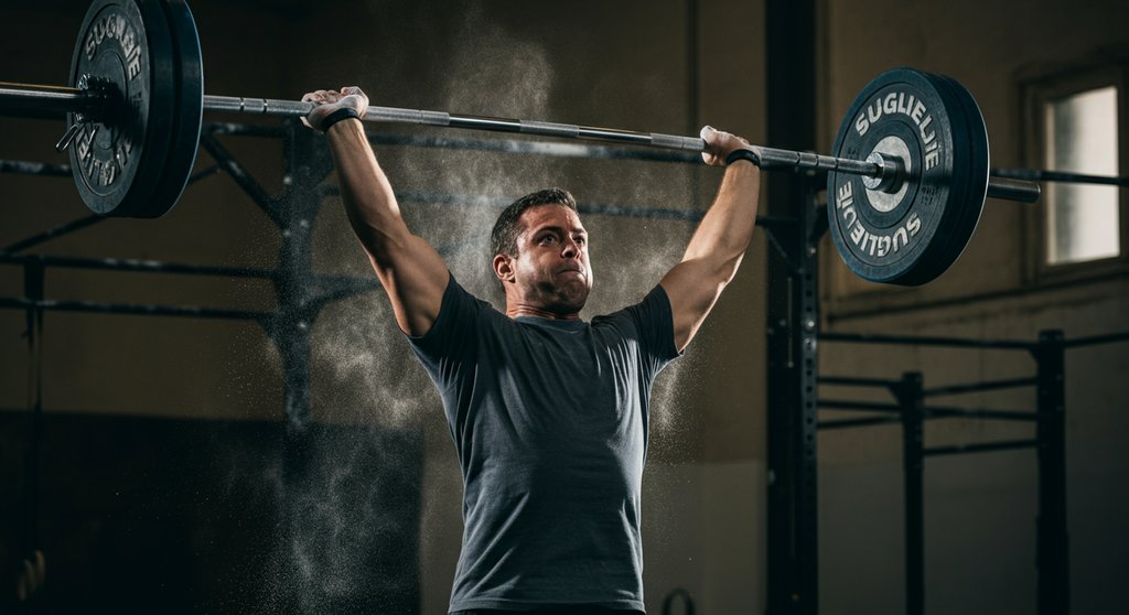 Explosive Kraftentwicklung beim Gewichtheben für Crosstraining