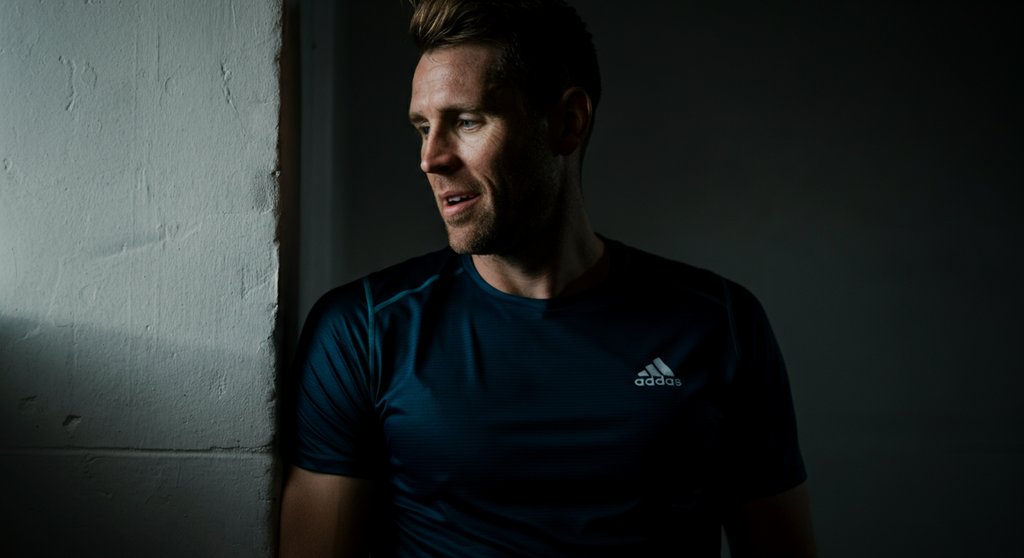 Sportler in der aktiven Pause bei einem 27-Minuten-Workout nach der Little Methode.