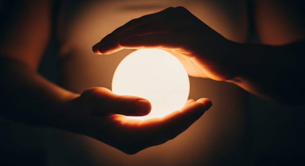 Symbolbild für den Schutz und die Stärkung des Beckenbodens in der Schwangerschaft.