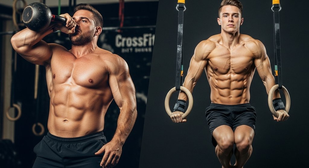 Vergleich der durch CrossTraining und Calisthenics erzielten Körper.