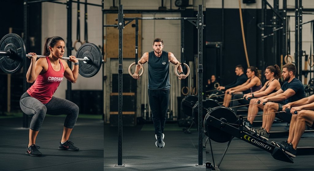 Verschiedene Trainingsmodalitäten in einem 5-Tage-Crosstraining-Plan.