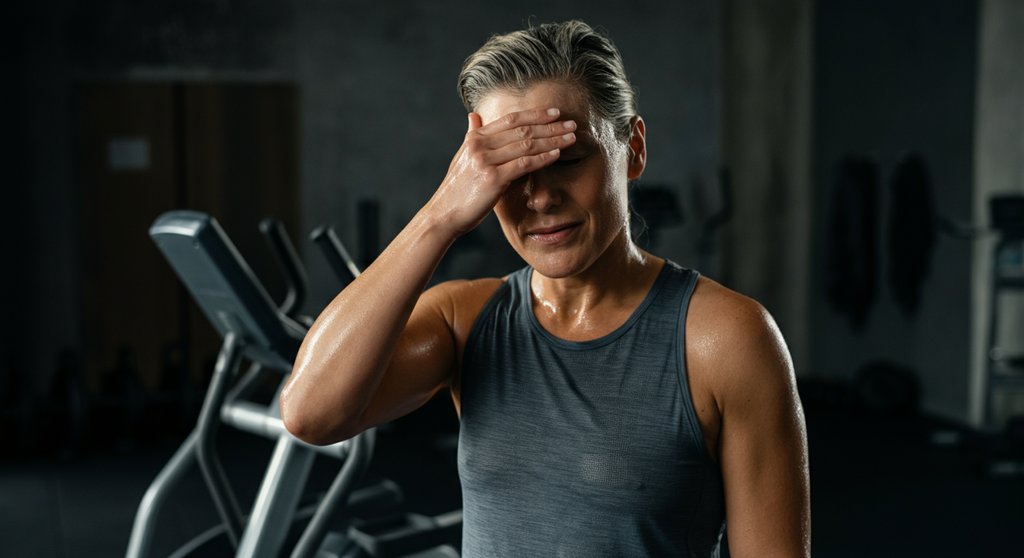 Zufriedene Person nach dem Crosstraining für einen schmerzfreien Rücken.